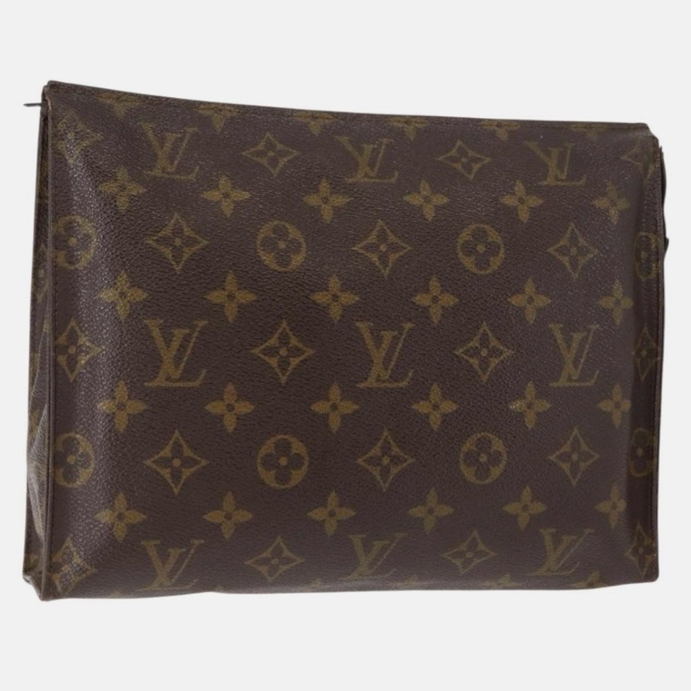 Louis Vuitton Monogram Canvas Toiletry Pouch in Brown
